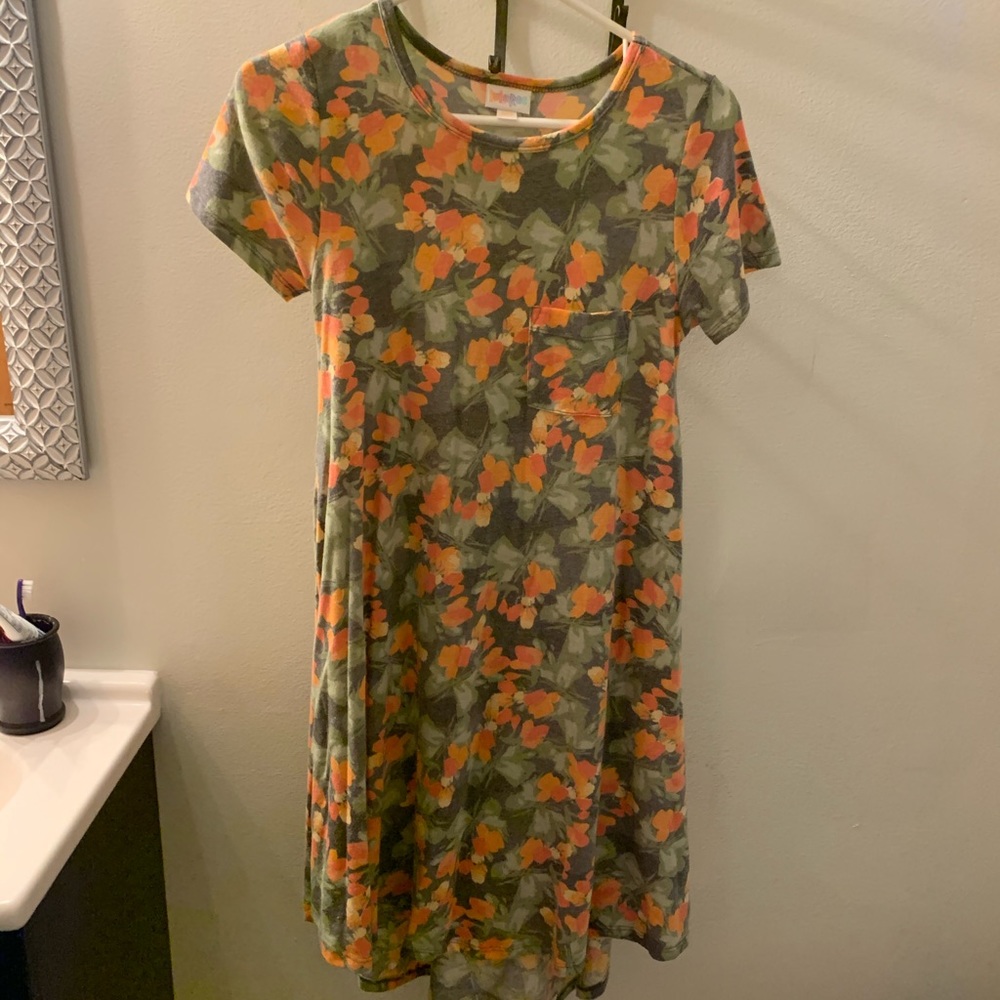 LulaRoe high low shirt dress cotton